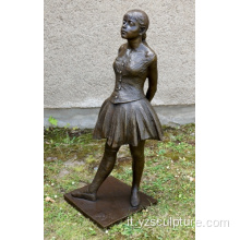 Ragazza bronzo statua ballerino in vendita